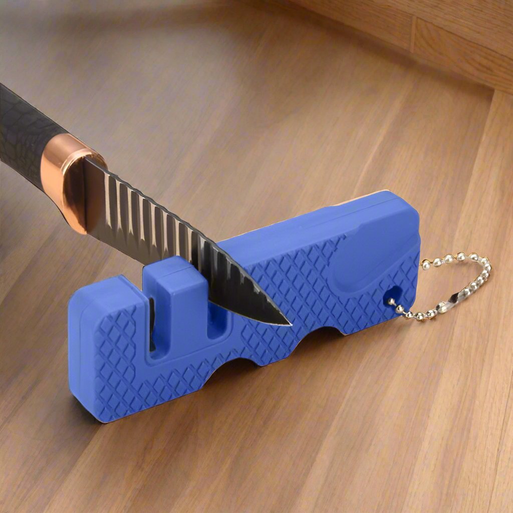 MiniOutdoorsKnifeSharpener™ - Bleu - Camping Concept